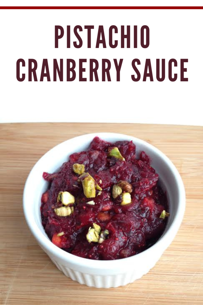 pistachio cranberry sauce