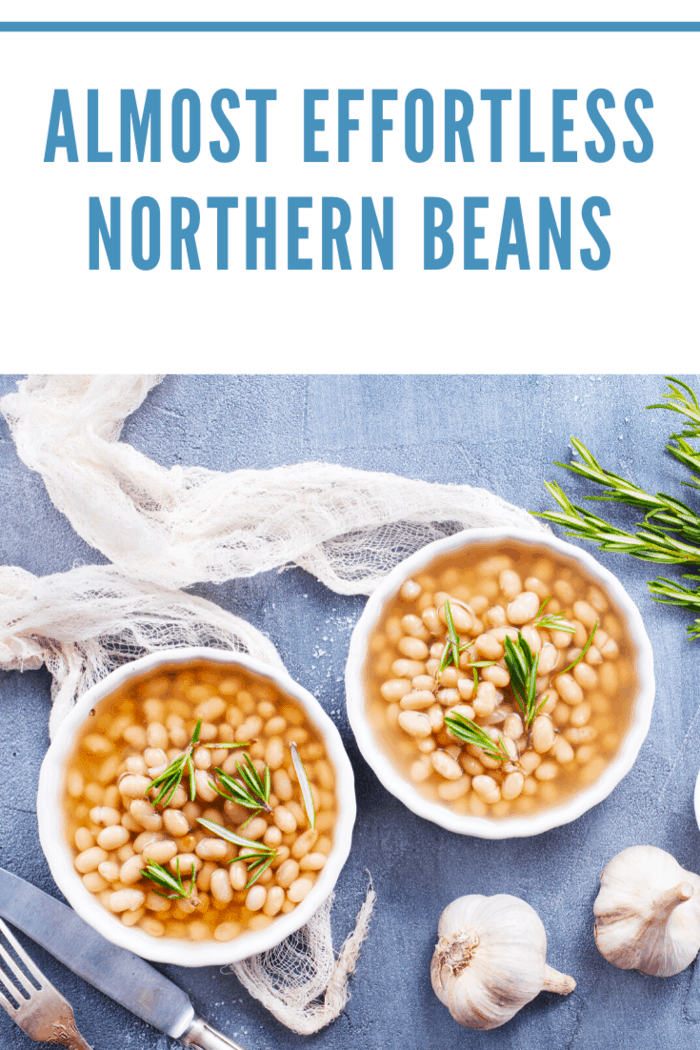 These Easy, Effortless Northern Beans are perfect for a cold day. It's an easy recipe and every bowl it makes is filled with flavor.