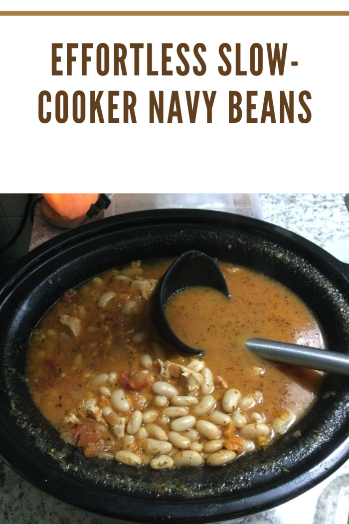 slow cooker navy beans