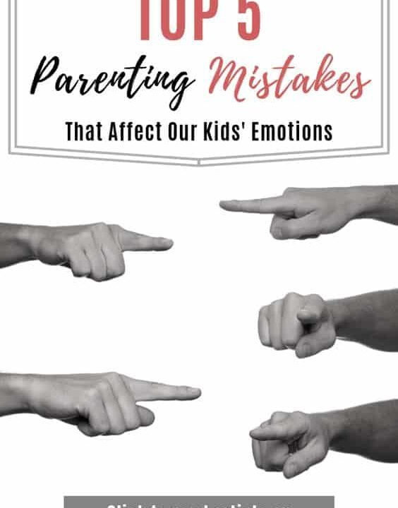 As parents we are trying to raise resilient, responsible children and sometimes that means adjustments in their behavior. Here are 5 Mistakes made parenting the emotions of our children.