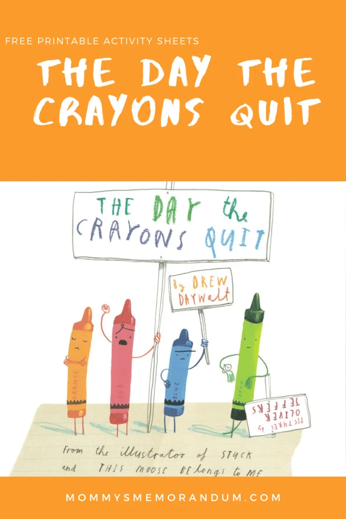 come in for a special storytime the day the crayons quit free printable activity sheet