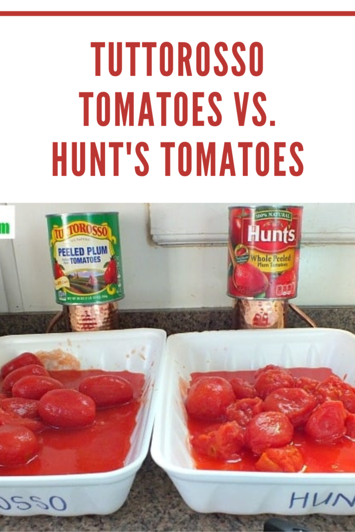 Tuttorosso Tomatoes vs. Hunt's Tomatoes