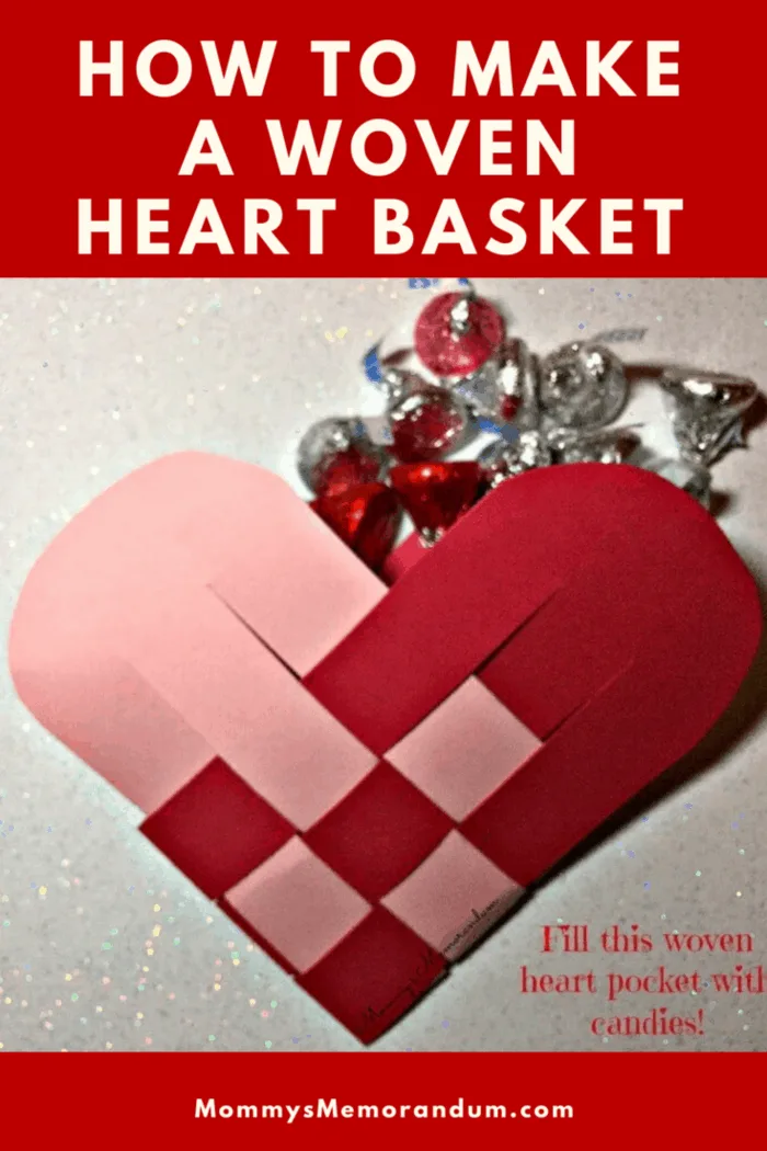 This easy to make woven heart basket will delight the recipient. Fill it with candy, love notes, or the sweet story, "Love Is Best When It's Given Away".