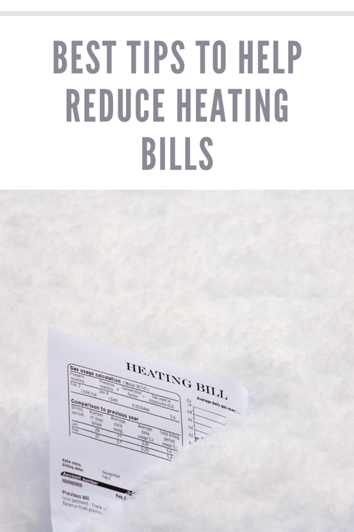 heating bill in snow