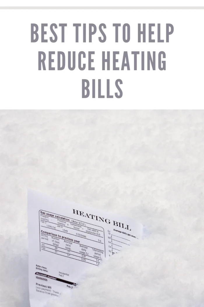 heating bill in snow