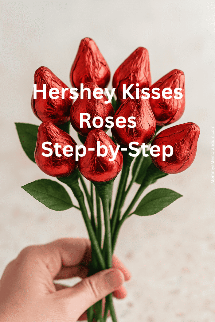 How to Make Hershey Kiss Roses DIY Candy Bouquet