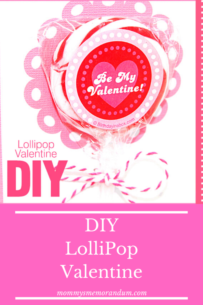 These adorable Valentines use a pretty swirl lollipop..but you can add your own favorites!