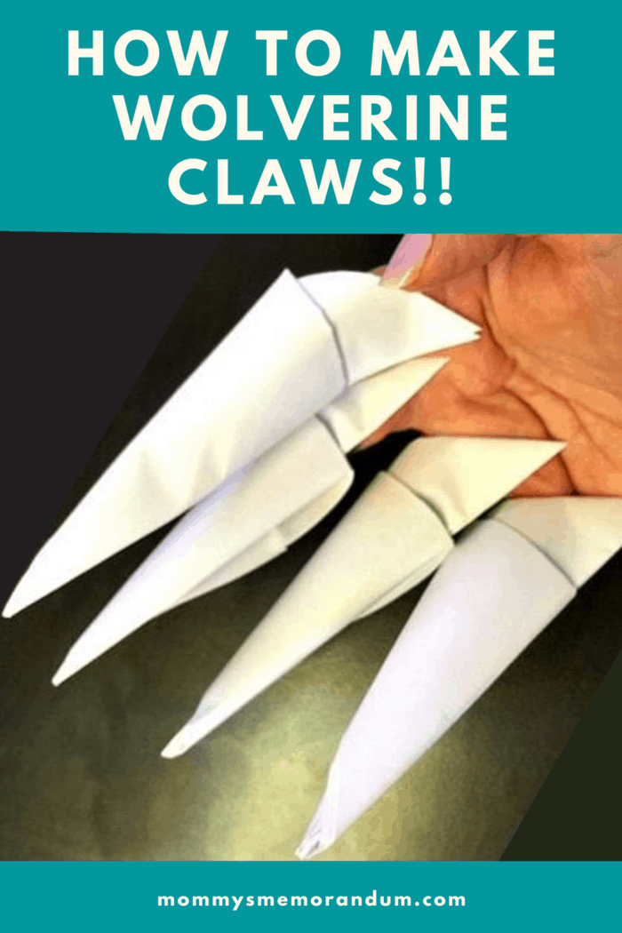 Learn How to Make Wolverine Claws with this easy step-by-step tutorial and How to Make Wolverine Claws Video. It is easy origami. 