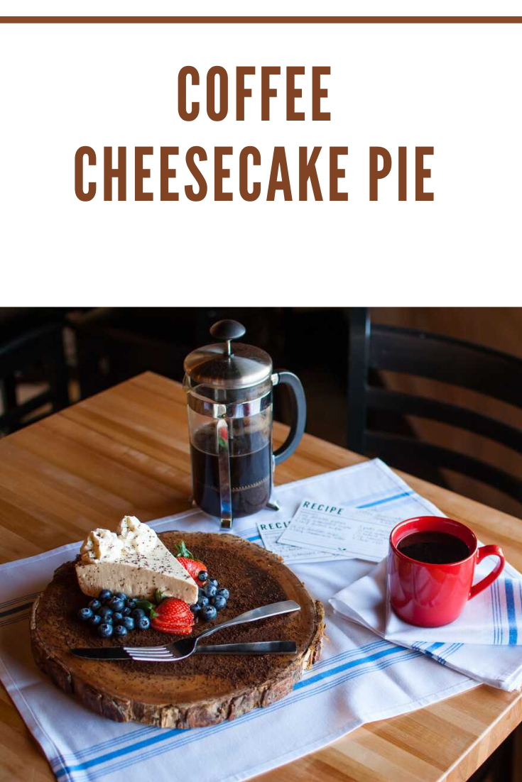 Coffee Cheesecake Pie