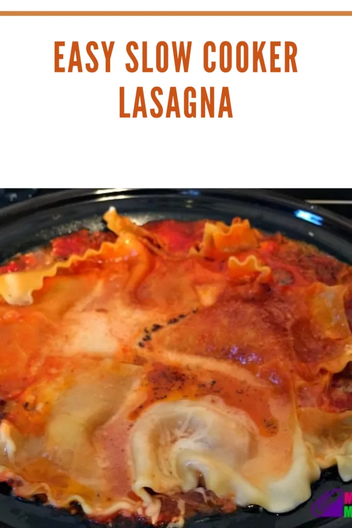 Easy Slow Cooker Lasagna