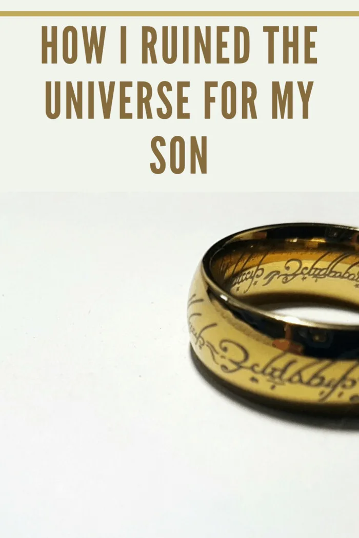How I ruined the Universe for My son