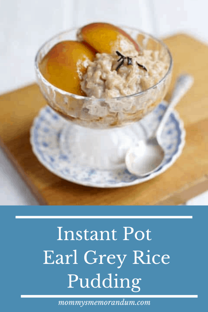 This Earl Grey Rice Pudding features a healthy touch and a nutty aroma and authentic Basmati rice infused with Earl Grey tea and topped with Nectarines and then drizzled with a vanilla, white wine syrup.