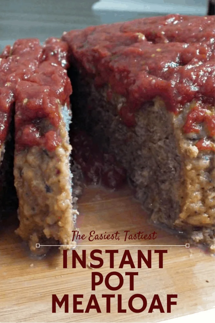 This really is The Best Instant Pot Meatloaf. It's an all-in-one meal cooked right in your electric pressure cooker! You can serve potatoes on the side as mashed or whole for the comfort food combination that makes this pressure cooker meatloaf everyone's favorite meal.