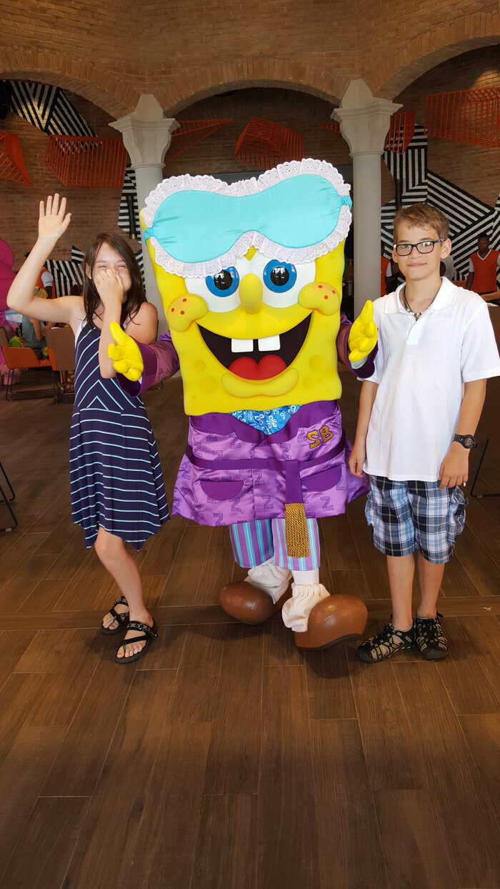 nickelodeon punta cana character breakfast