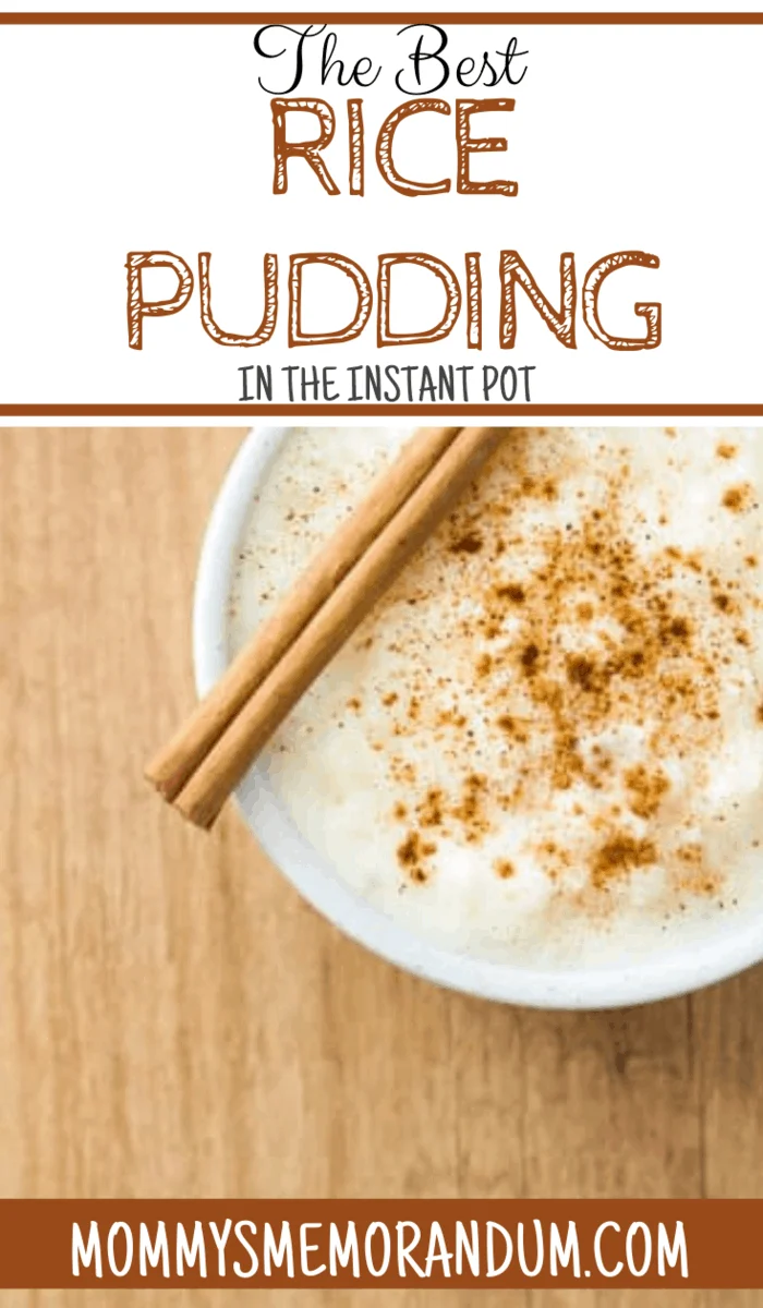 This is the most amazing Instant Pot rice pudding recipe ever. It takes just 20 minutes in the pressure cooker. Plus you probably already have the ingredients for this pressure cooker rice pudding in your pantry. #riceporridge, #instantpotriceporridge, #instantpotricedesserts, #ricedesserts, #pressurecookerricepudding, #instantpotricepudding, #instantpotdesserts, #pressurecookerdesserts, #bestinstantpotricepuddingrecipe, #glutenfreericepudding, #noeggricepudding, #Arrozconleche #instantpotarrozconleche #easyinstantpotricepudding