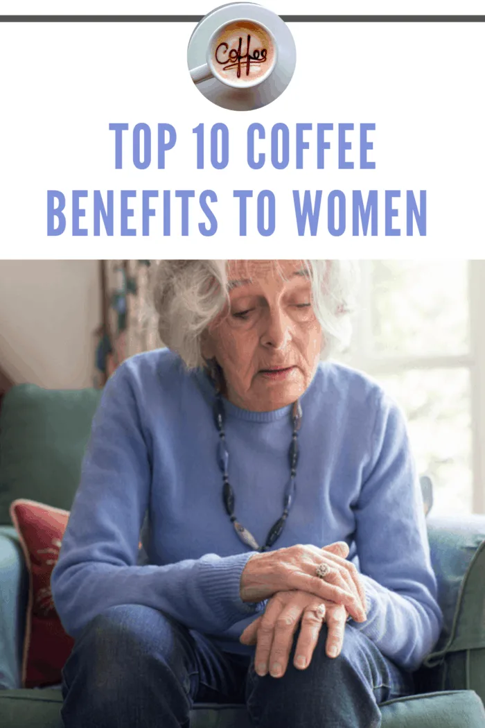 elder woman in lavender sweater