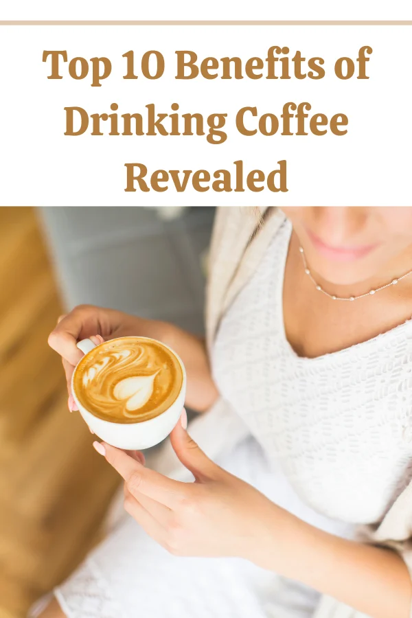 Woman drinking coffee, showcasing key benefits for women's health and energy