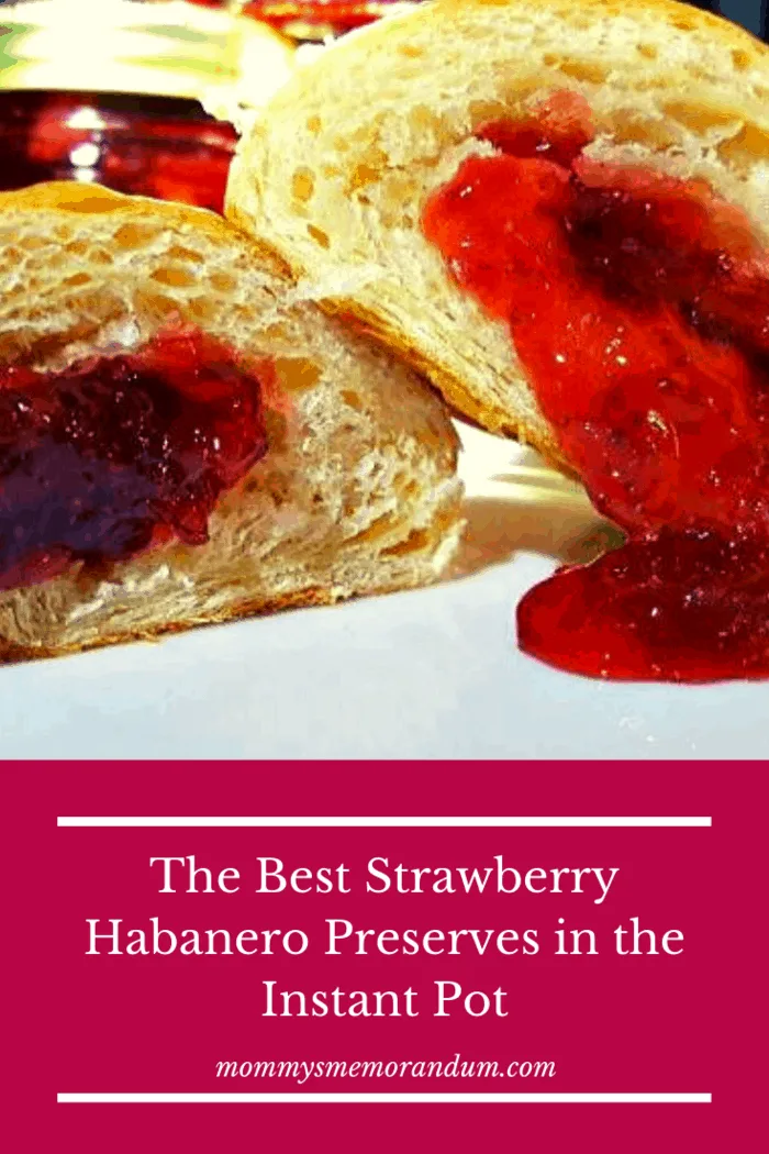 This Instant Pot Strawberry Habanero Preserves recipe is delicious.