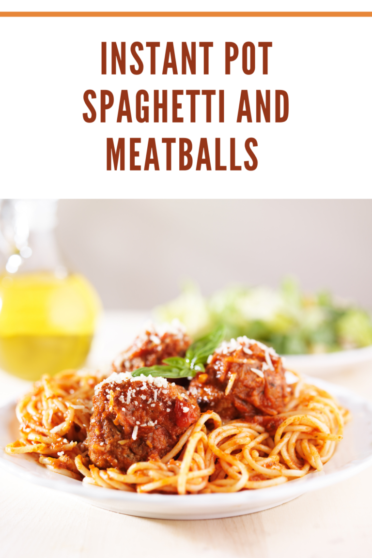 Instant Pot Spaghetti And Meatballs Recipe • Mom's Memo