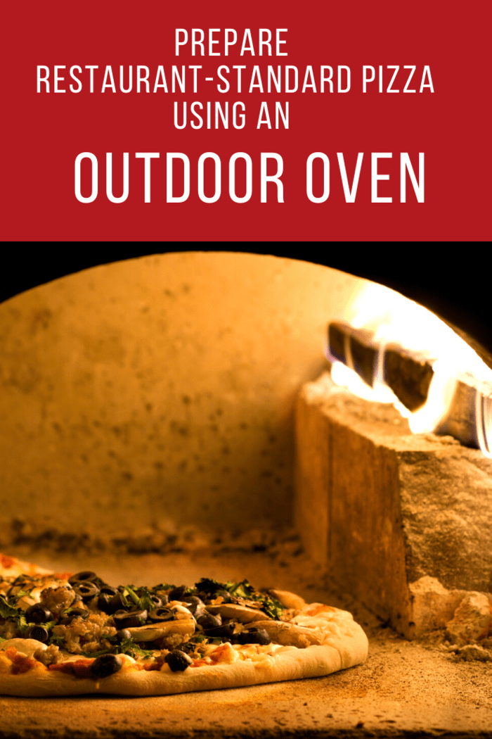 There are different heating processes, integrated with outdoor pizza ovens.