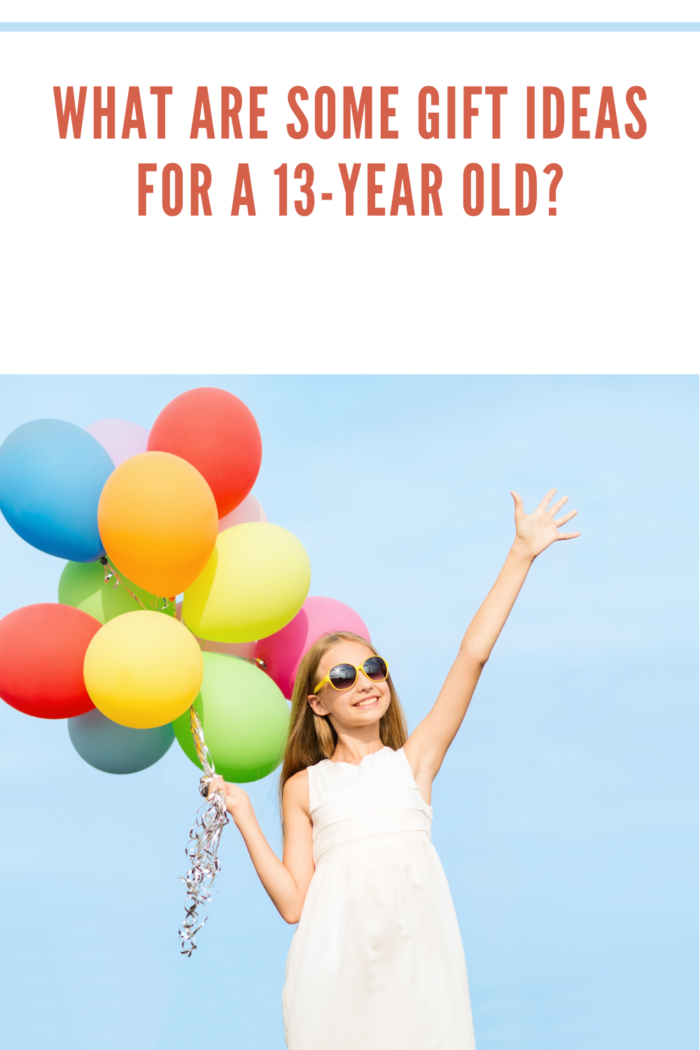 happy girl with balloons