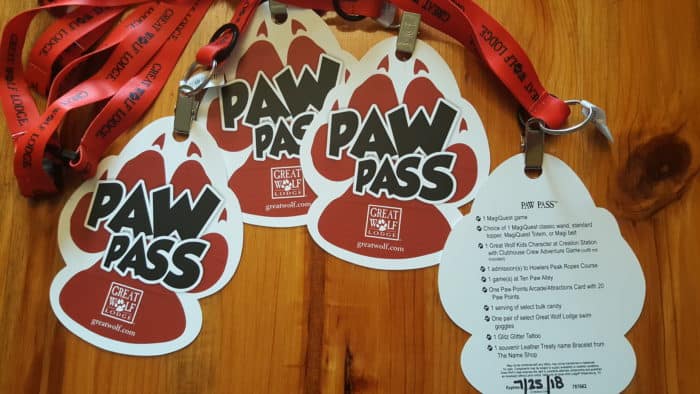 great wolf lodge williamsburg paw pass