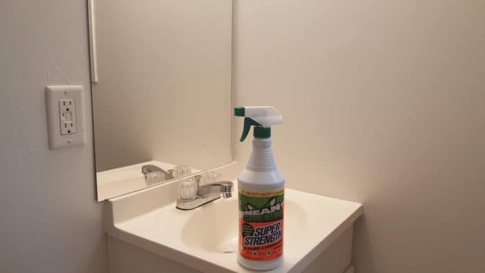 mean green super strength works great in the bathroom