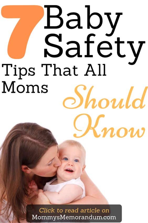 mom kissing baby because she's practicing these safety tips that all moms should know