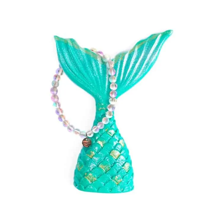 nogu mermaid glass bracelet on mermaid tail