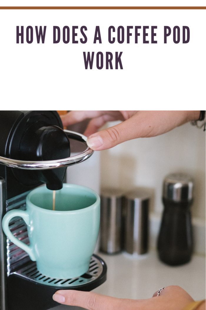 Crop faceless woman preparing coffee using pod machine