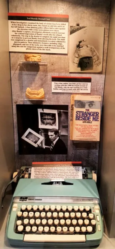 alcatraz east ted bundy's typewriter