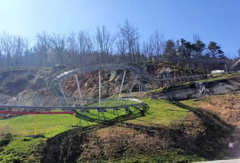 coaster at goats on the roof