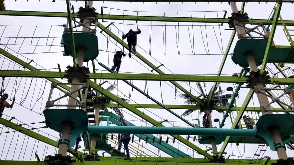 ropes course the island