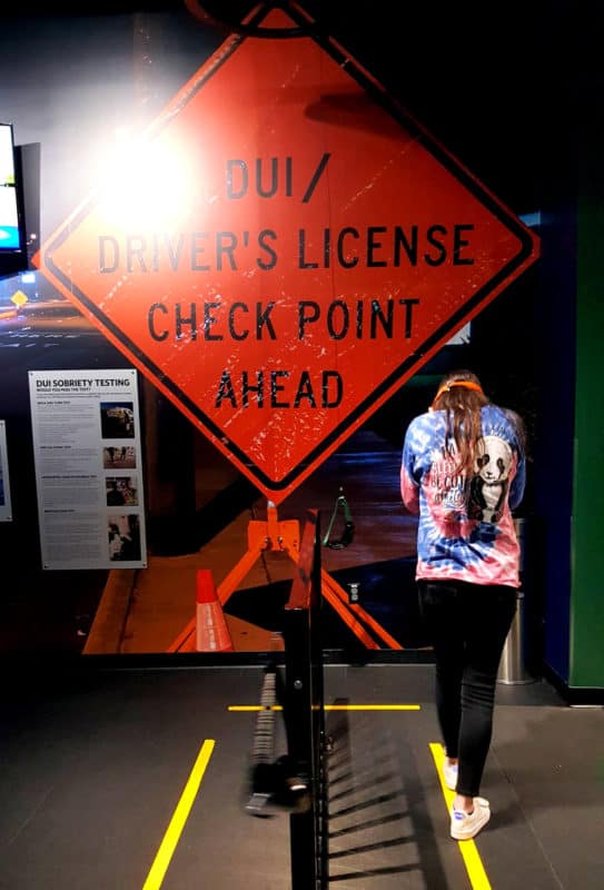 sobriety check at Alcatraz East