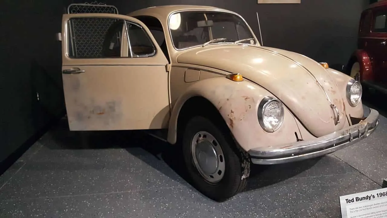 ted bundy's 1968 tan beetle