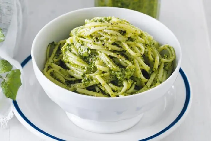 watercress pesto pasta