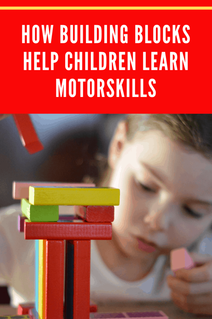 Arranging and stacking building blocks can stimulate the motor development of children, most especially toddlers.