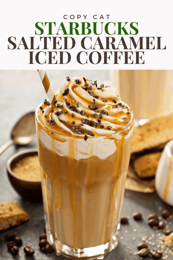 What better way to enjoy the rich flavor of caramel than in your very own homemade cup of Starbucks salted caramel frozen coffee?