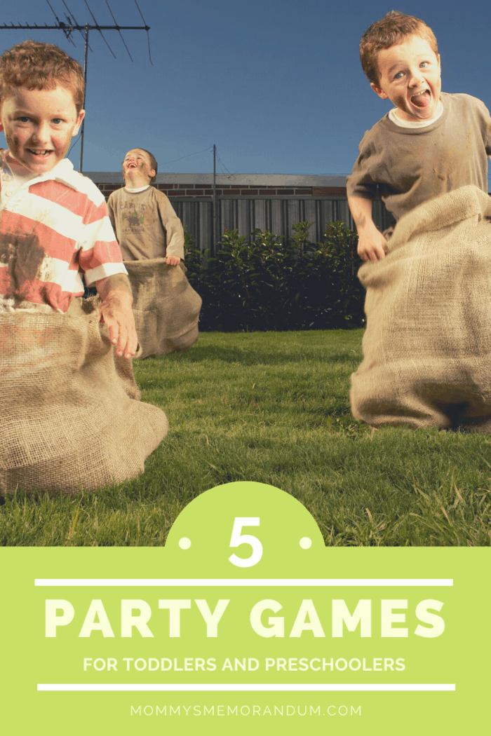 Another very fun game is the sack race.