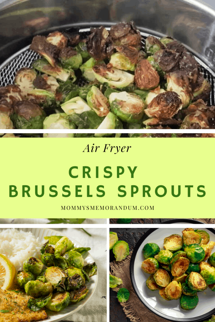 These Air Fried Crispy Brussels Sprouts are going to be your new favorite go-to side dish. #airfryer #airfryercrispybrusselsprouts, #brusselsprouts #crispybrusselsprouts #crispybrusselssprouts #airfriedbrusselsprouts
