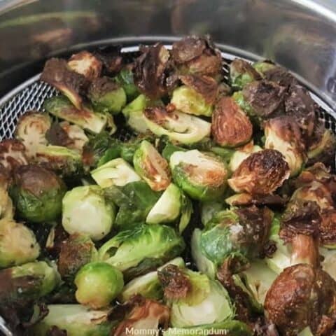Air Fried Crispy Brussels Sprouts Recipe