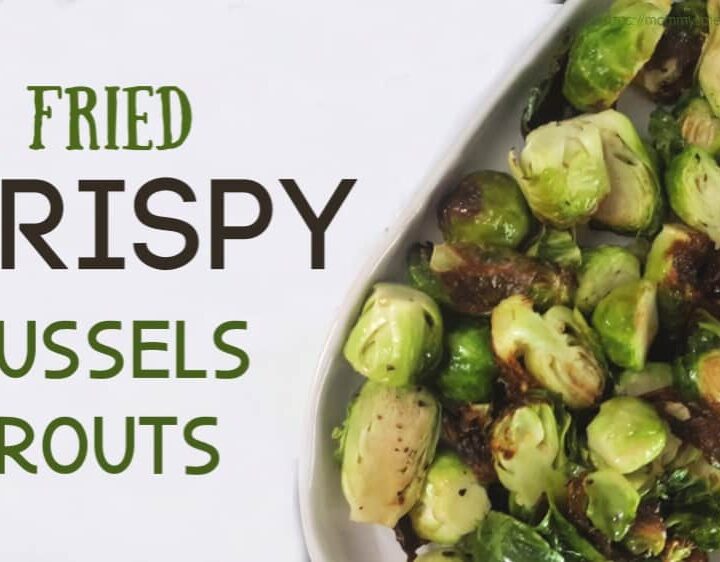 air fried crispy brussels sprouts