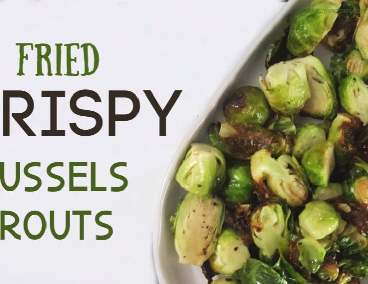 air fried crispy brussels sprouts