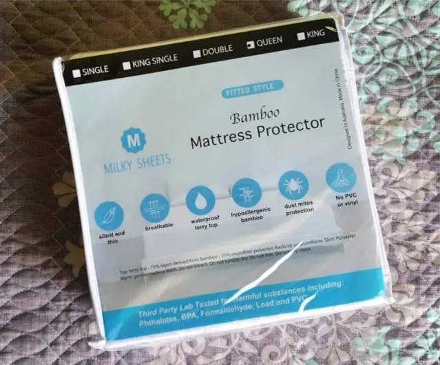 milky sheets bamboo mattress protector