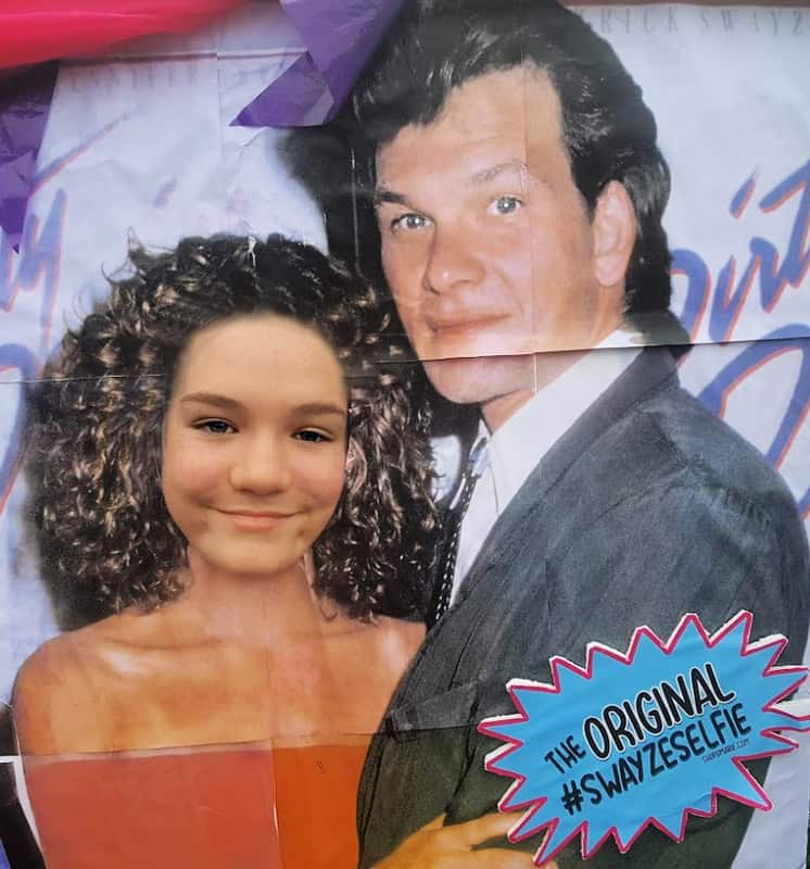 #swayzeselfie at the shop d. marie booth at Lake Lure, NC Dirty Dancing Festival