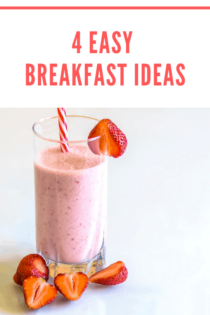 If you're mentally over breakfasts, but your stomach is rumbling, make an easy breakfast smoothie. There are ways to make your smoothie healthy, and some can be made with no more than three ingredients.