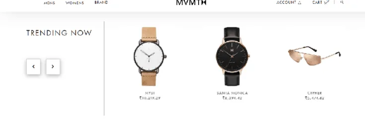 MVMT  offers trendy watches at affordable prices