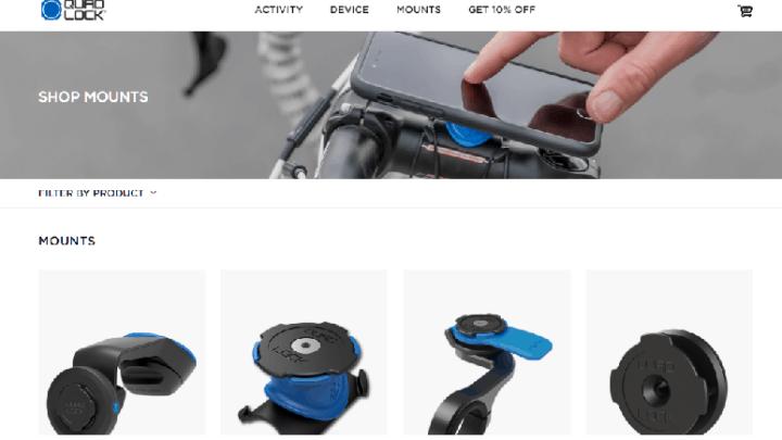 Quad Lock sells smartphone mounts