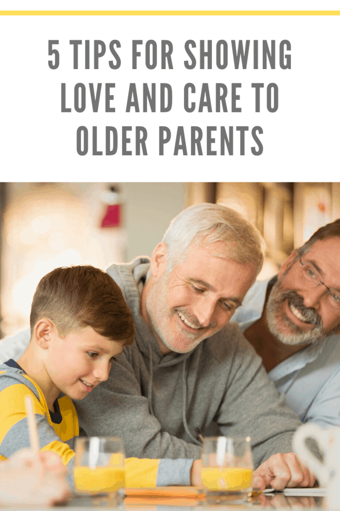 Showing love and care for older parents can significantly drain you, emotionally and physically. These tips will help with showing love and care for them.