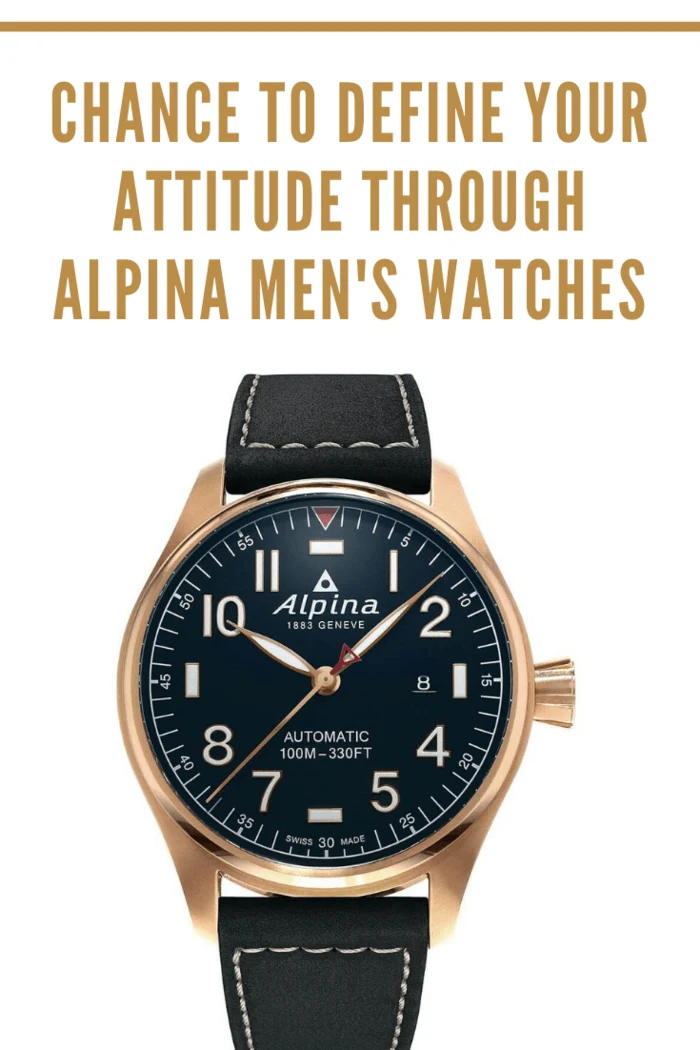 Nowadays, one of the most popular boutique men's accessories is Alpina Men's watches with their massive collection of inexpensive watches either online or at the retail stores.